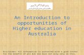 An introduction-to-oppurtunities-of-higher-education-in-australia