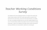 Teacher working conditions survey