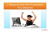 Getting the Promotion You Deserve