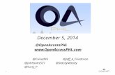 Introduction to OpenAccessPHl by Paul Wright, December 2014