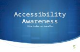 Accessibility awareness