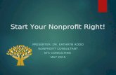 Start Your Nonprofit Right!