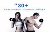 Fitness & Weight Loss Quotes