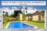 Villas of Sanur: Offer The Best Accommodation Services