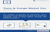 Turn & Forge Metal Tec, Jamnagar, Brass Battery Terminal