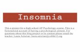 Insomnia pp