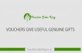 Vouchers: Give Useful Genuine Gifts