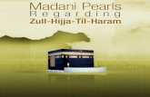 Madani Pearls Regarding Zull-Hijja-Til-Haram