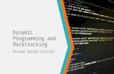 Dynamic programming and backtracking