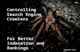 Controlling crawler for better Indexation and Ranking