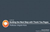 Marketing Class 08: Guiding the Next Step with Thank You Pages
