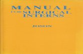 Manual for Surgical Interns