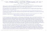 Danto, Arthur - Art, Philosophy and the Philosophy of Art.pdf