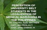 Legalization of Medical Marijuana in the Philippines