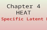 4.3 Specific Latent Heat