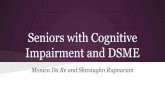 Seniors With Cognitive Impairment and DSME