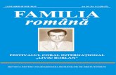 Familia Romana - Festivalul coral international Liviu Borlan