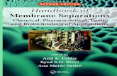 Handbook of Membrane Separations - Chemical, Pharmaceutical, Food, And Biotechnological Applications Second Edition