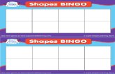 Shapes Bingo Make Your Own