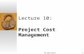 TM 420 Lecture 10 Cost Management