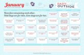 January 2015 LOVE Calendar Printable