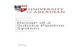 Subsea Pipeline Design Report.