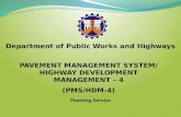 Overview of Pavement Management System