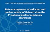 State Management of Radiation and Nuclear Safety