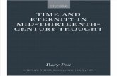 0199285756 - Rory Fox - Time and Eternity in Mid-Thirteenth-Century Thought - Oxford University Press, USA