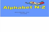 Alphabet Lesson 2