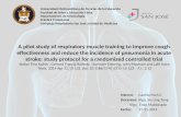 A Pilot Study of Respiratory Muscle Training To