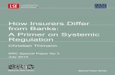 ￼How Insurers Differ from Banks: A Primer on Systemic Regulation