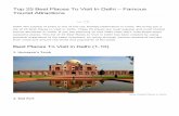 Best Places to Visit in Delhi - Top 25 Tourist Attraction Delhi
