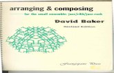 David Baker - Arranging and Composing for the Small Ensemble