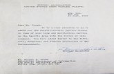 Douglas MacArthur letter to Norman Brown
