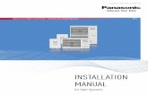Aquarea Split Systems Installation Handbook 2013 (A2W-SPX-130305-012)