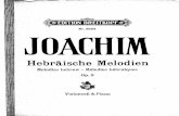 Hebraischen Melodien for Cello and Piano Op9 No1