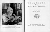 Alfred North Whitehead Dialogues of Alfred North Whitehead 1954