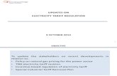Updates on Electricity Tariff Regulation in Peninsular Malaysia