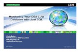 Monitoring Your DB2 LUW Database With Just SQL
