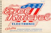 Bally Evel Knievel Pinball Manual