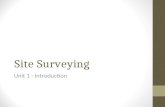 Introdution on site surveying