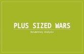 Documentary Analysis Plus Sized Wars