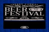 Derby CAMRA Summer Beer Festival 2015 List