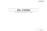 SL1000 Programming Manual 4 0 GE