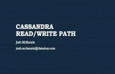 Cassandra Read-Write Path by Josh McKenzie