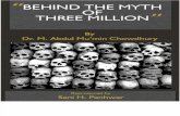 Behind the Myth of Three Million by Dr. M. Abdul Mu’Min Chowdhury