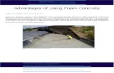 Advantages of Using Foam Concrete