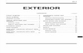 Mitsubishi Pajero Workshop Manual 51 - Exterior