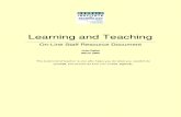 Learning and Teaching on-Line Staff Resource